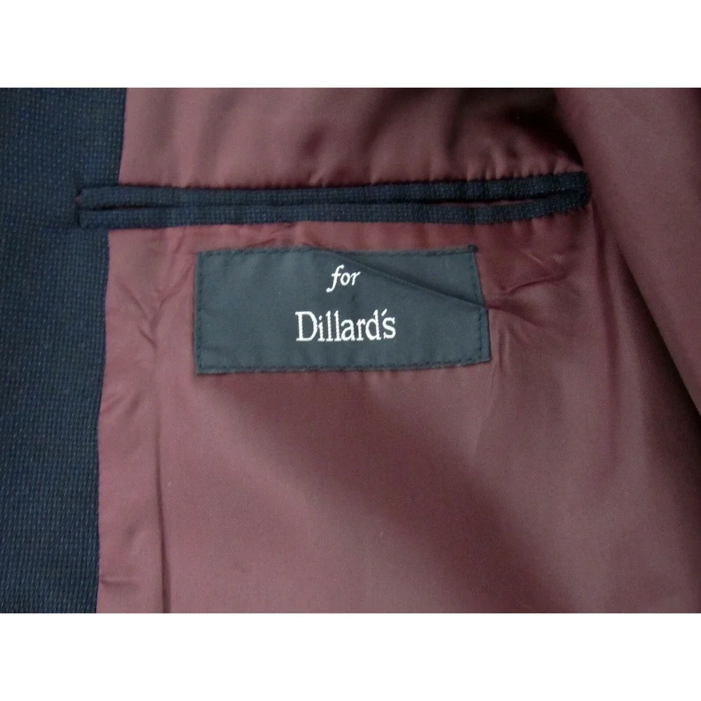 Hart Schaffner Marx Polyester Blend 40L‎ Mens Traditional Navy Blazer Recent
